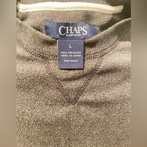 CHAMPS Sleepwear Large Long Sleeve Fleece shirt